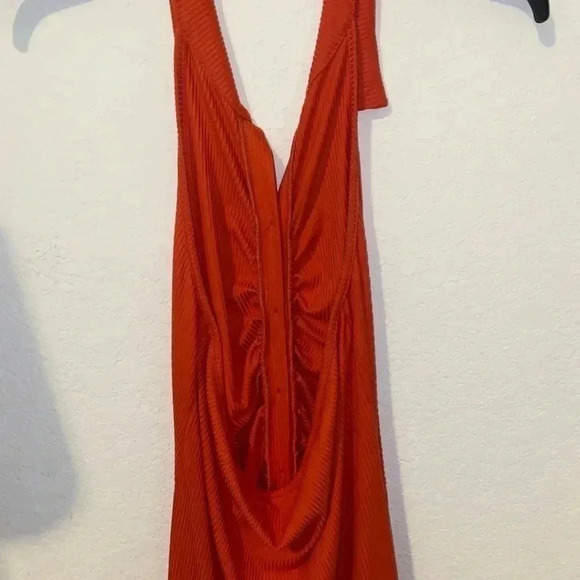 JAMIE LAYLA Petite Ruched Halter Open Back Bodycon Dress Size PL - Picture 6 of 9